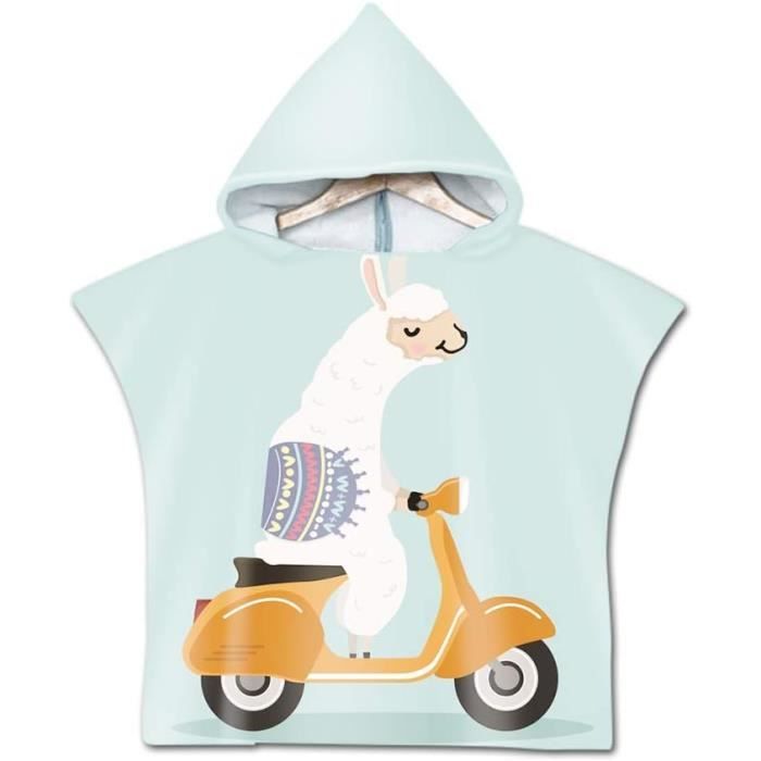 DOTBUY Unisexe Adulte Poncho Serviette De Plage, Microfibre