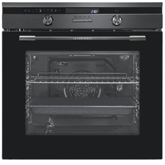 SCHNEIDER SCOC17MIBS Four encastrable Multifonction air pulsé Départ différé Fermeture douce