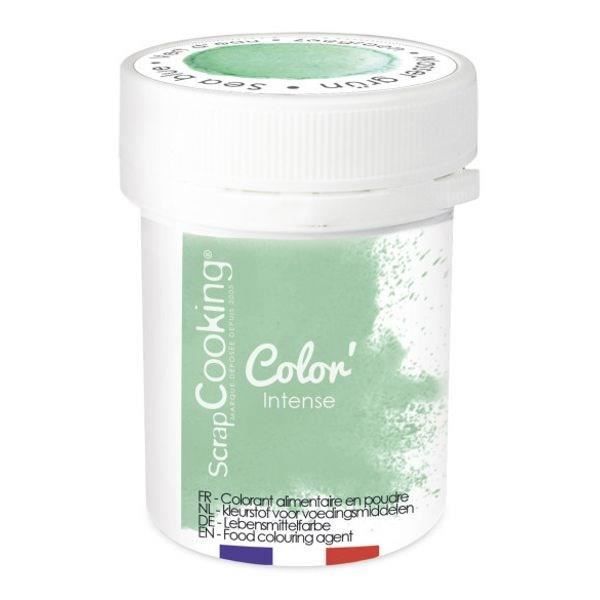 Scrap Cooking Colorant alimentaire en poudre - Pot 5g - Vert deau