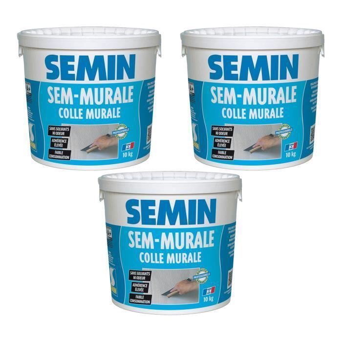 Sem-Murale, Colle pour Toiles de Verre et Revêtements Muraux Légers ...
