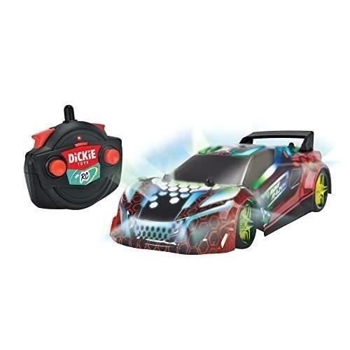 Dickie - Voiture Light Razor Radiocommandé - Fonction turbo - Sons et lumières - Dés 6 ans