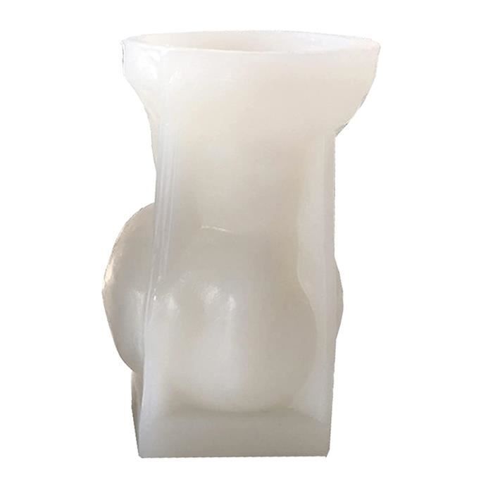 Fuxiqar Lot De 2 Moules Ronds En Silicone Pour Bougeoirs Pour Loisirs