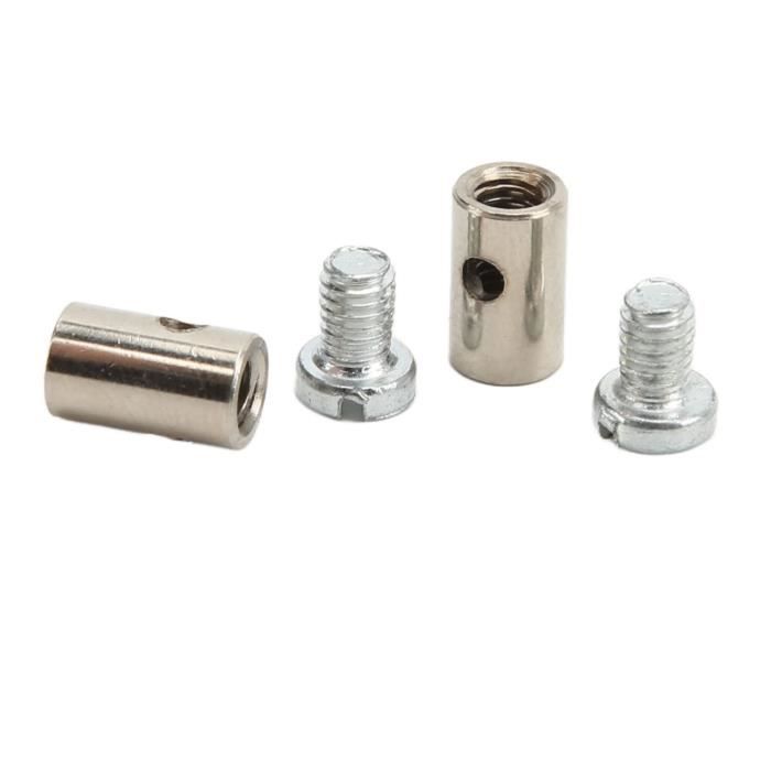 ECSiNG 5pcs Z Câble Embout Remplacement Universel Câbles D'accélérateur Pour Tondeuse à Gazon Câble Fin Chien Jambe Universel Câble Fil Arrêt Tondeuse Accessoires