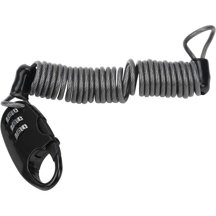 Dicota D31713 - Câble Antivol à Code Pour Ordinateur Portable - Longueur 2 M - Noir - Sécurité Renforcée