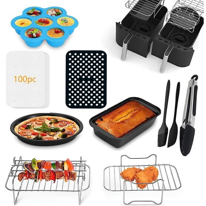 UNBOX Set d'accessoires pour friteuse à air chaud double