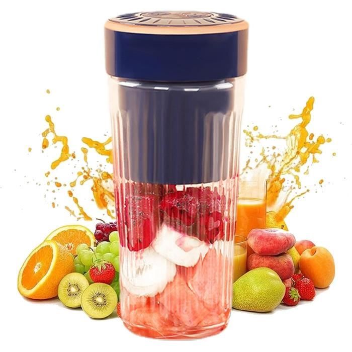 Mini Mixeur Avec Écran LED, Mixeur Portable, Personal Fresh Juice Mixer Blender Smoothie Portable Mini Mixeur Avec Ecran Led Pour Shakes Fruits Legumes Cuisine Bureau Voyage 90934043