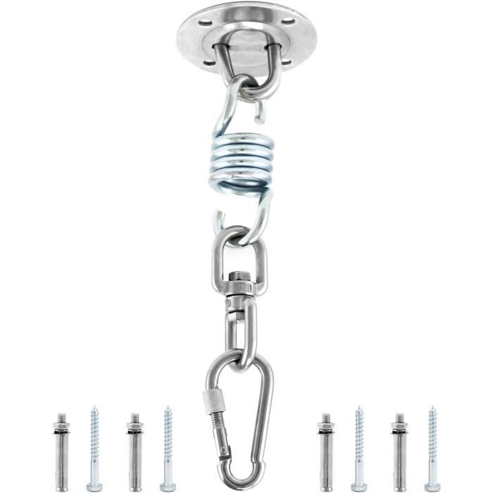 GOTHICANA BY EMPCrochet De Plafond 2 Pièces Crochet Plafond Charge Lourde 360 Rotation Crochet Plafond Lourds Acier Inoxydable 450 Kg Capacite Crochets Balancoire Suspension Pour Sac De Frappe 43568741930 L GOTHICANA BY EMPCrochet De Plafond 2 Pièces Crochet Plafond Charge Lourde 360 Rotation Crochet Plafond Lourds Acier Inoxydable 450 Kg Capacite Crochets Balancoire Suspension Pour Sac De Frappe 43568741930 L