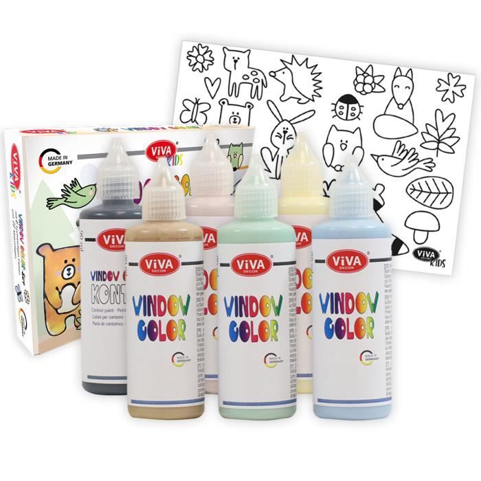 Viva Decor GmbH Colore Acrilico 90 Ml – Beige, Vernice Cremosa Altamente Coprente, A Base Acqua, Per Tela Legno Metallo, Asciugatura Opaca