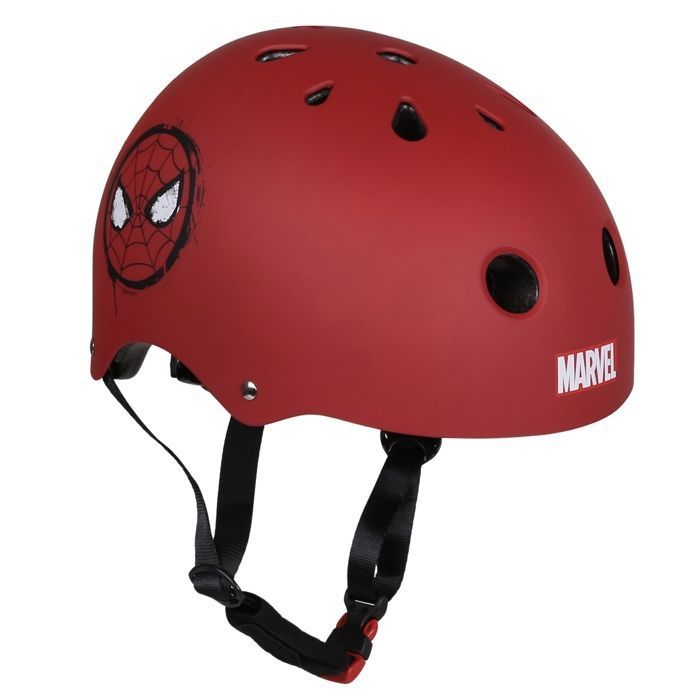 Casque Vélo Enfant Spider-Man Deluxe 51-55cm - Protection TÜV Testée - Design Super Héros