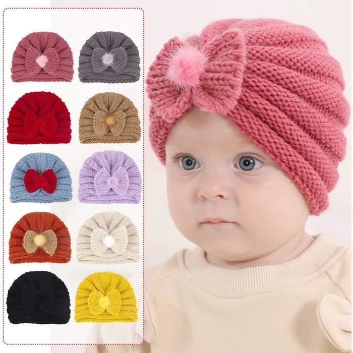 8 x Bandeau bebe fille, pour enfants chapeau de turban pour bébé -  Cdiscount Au quotidien