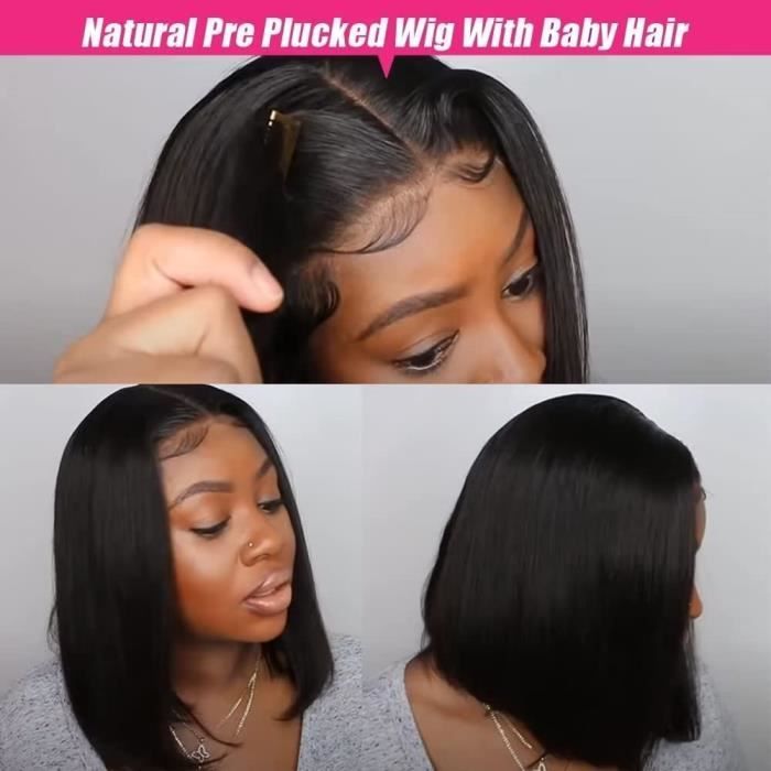 Perruque femme store cheveux humain