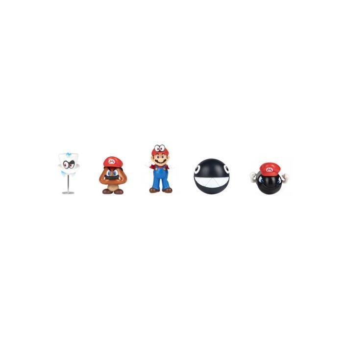 JAKKS PACIFIC Coffret de 3 figurines 10 cm Super Mario Odyssey pas cher 