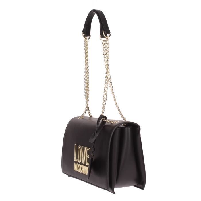 Love moschino Sac Femme en Eco cuir Noir Jc4099pp0f 00a Cdiscount Bagagerie Maroquinerie