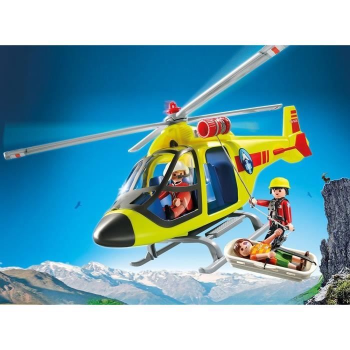 PLAYMOBIL 5428 Hélicoptère de Secours en Montagne - Cdiscount Jeux - Jouets