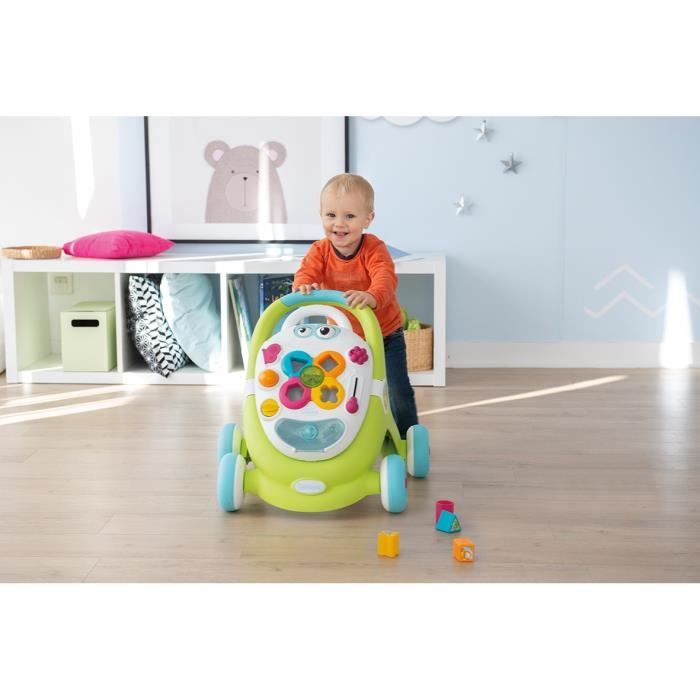 Trotteur 2 en 1 Cotoons Sonore SMOBY Cdiscount Jeux Jouets