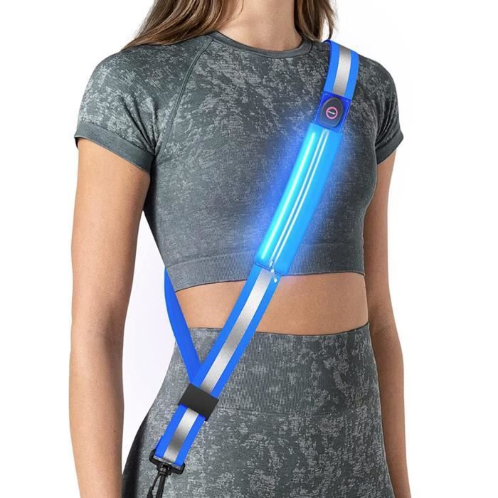 Ceinture de Ceinture RéFléChissante à LED pour Marcher la Nuit, Ceinture de  Course à LED Rechargeable pour Coureurs Marcheurs, Bleu - Cdiscount Sport