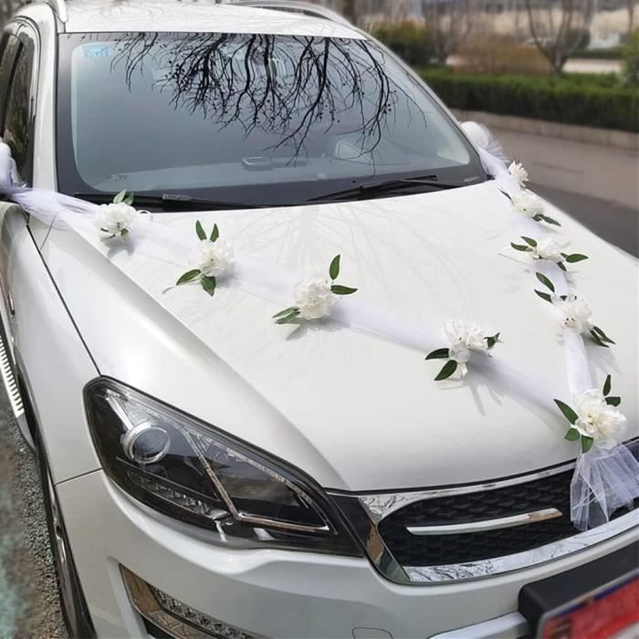 Decoration Voiture Mariage Tulle Ruban Voiture Mariage Noeud Voiture decoration-voiture-mariage-tulle-ruban-voiture-mariage-noeud-voiture