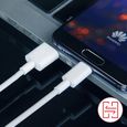 Câble USB Type-C 1m Original Huawei Charge Rapide et Synchronisation 3A - Blanc-2