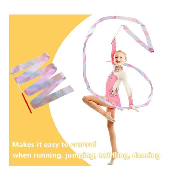 DIFLAX 2 Pièces Ruban Danse Enfant, Ruban De Danse, Ruban