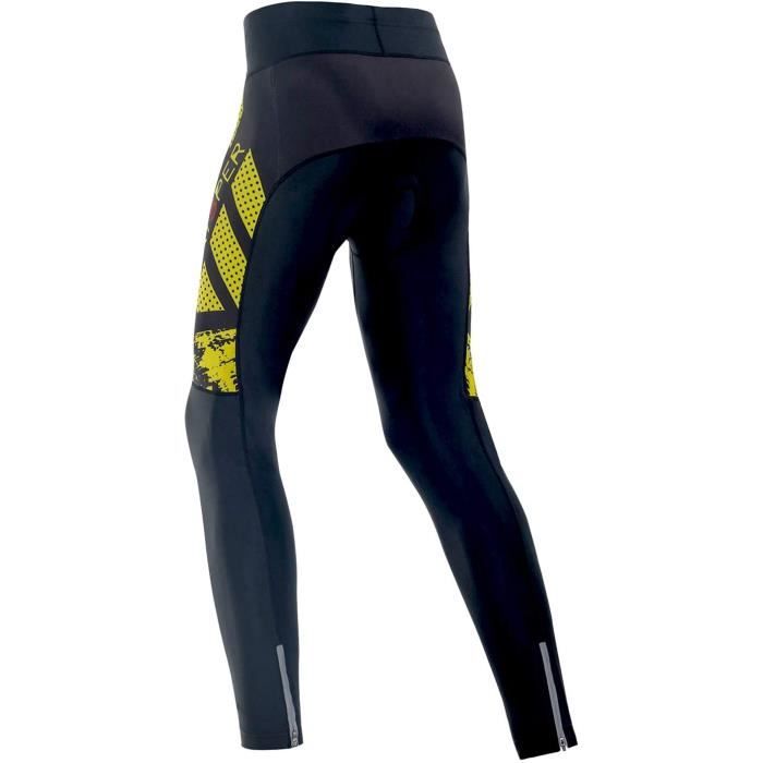 Pantalon Cycliste Homme avec 3D Coussin de Siege en Silicone Collants de Velo Respirant Sechage Rapide CoupeVent Legging Pantalon Cdiscount Sport