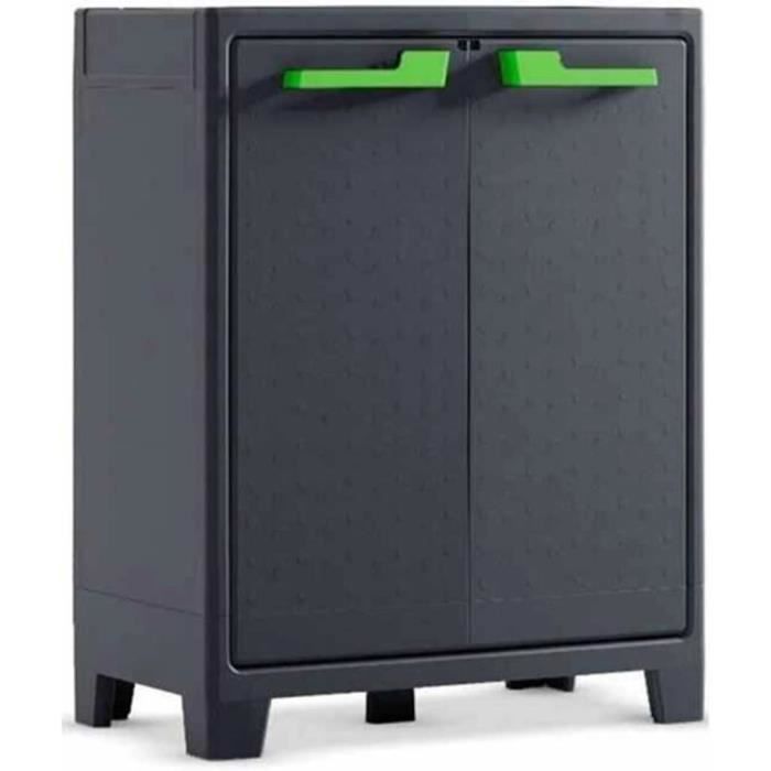 Armoire basse de rangement d'extérieur Planet Gris jade Keter | Leroy Armoire basse de rangement d'extérieur Planet Gris jade Keter | Leroy