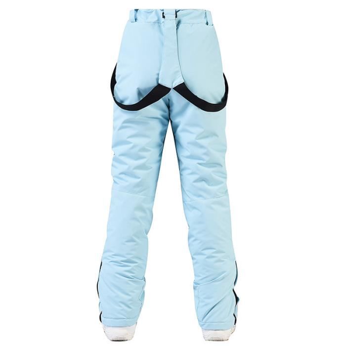 Combinaison-pantalon thermique homme glissière sous-vêtement ski S-XXL neuf