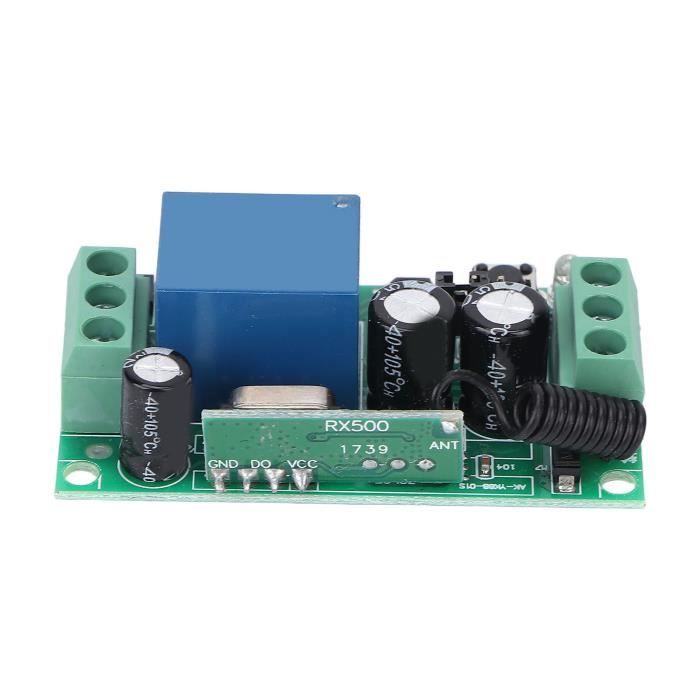 Interrupteur Sans Fil Dstfuy 12V - 2 Voies 10A - Portée 100 M - Pour Moteur, LED - Avec Télécommande