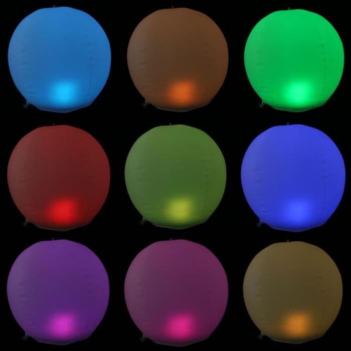 Lampe à Boule Solaire LED Flottante pour Piscine - VBESTLIFE - Blanc -  Changement de Couleur Automatique - Cdiscount Jardin