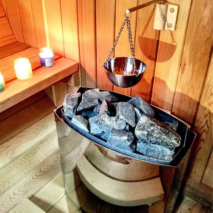 Bol D'arôme De Sauna, Sauna Aroma Bowl En Acier Inoxydable
