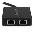 STARTECH.COM Adaptateur réseau USB 3.0 vers 2 ports Gigabit Ethernet - Convertisseur USB vers 2x RJ45-3