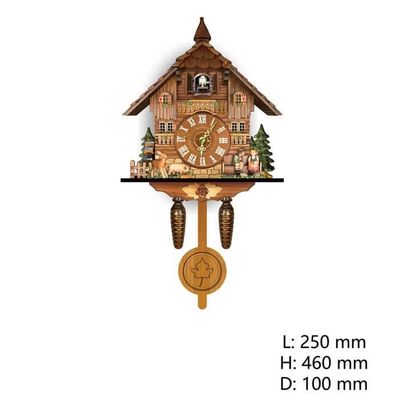 cadran bois d'horloge pendule coucou forêt noire ø 9 cm Marron découpe