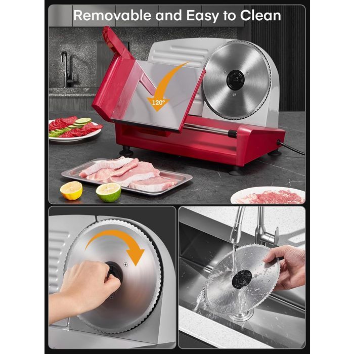 Trancheuse Électrique, HOUSNAT Trancheuse Saucisson Avec Lame En Acier Inoxydable Epaisseur Reglable De 0 A 15mm Trancheuse A Pain Jambon Viande Fromage 150w Fiche Technique Et Prix Au Maroc Trancheuse Électrique, HOUSNAT Trancheuse Saucisson Avec Lame En Acier Inoxydable Epaisseur Reglable De 0 A 15mm Trancheuse A Pain Jambon Viande Fromage 150w Fiche Technique Et Prix Au Maroc