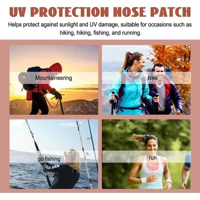 Protection du Nez - Protection du Nez pour La Protection Solaire, 5 Pièces UV Extérieur - Protection du Nez Protégée, Protection Légère dans Couvercle De Nez Libre pour Les Verres Protection du Nez - Protection du Nez pour La Protection Solaire, 5 Pièces UV Extérieur - Protection du Nez Protégée, Protection Légère dans Couvercle De Nez Libre pour Les Verres