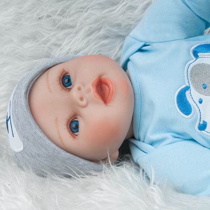 Poupee Reel nouveau ne a la main realiste bebe poupee Reborn Silicone vinyle vetements corps 22in ouniondo 1174 Cdiscount Jeux Jouets