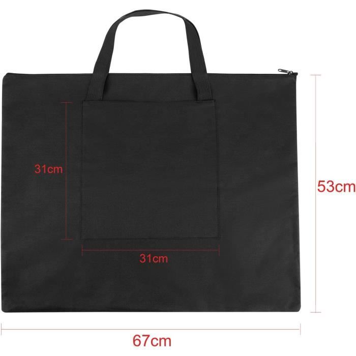 GOBRO A3 Sac de Transport Étanche pour Planche à dessin 8K, Portable Sacoche  de Toile pour Carton à Dessin, Sac de Rangement Épaissi - Cdiscount Maison