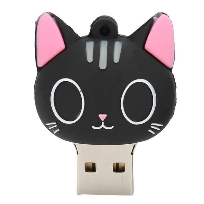 EJ.life disque USB Dessin animé chat modèle clé USB données image musique  film fichiers stockage U disque cadeau (64 go) - Cdiscount Informatique