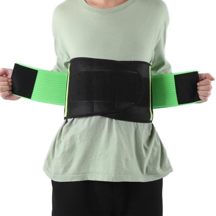 Fdit Attelle lombaire Back Brace Equipement de protection de la taille respirant et agreable pour la peau pour le soulagement de Cdiscount Sport