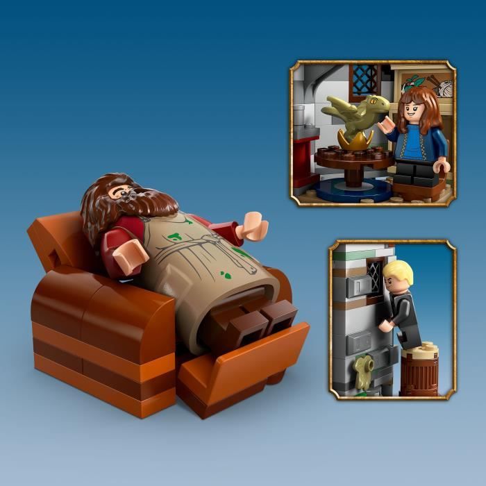 LEGO Harry Potter 76428 La Cabane de Hagrid : une Visite Inattendue, Jouet Fantastique 
