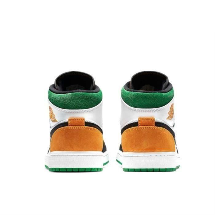 Basket orange cheap femme pas cher