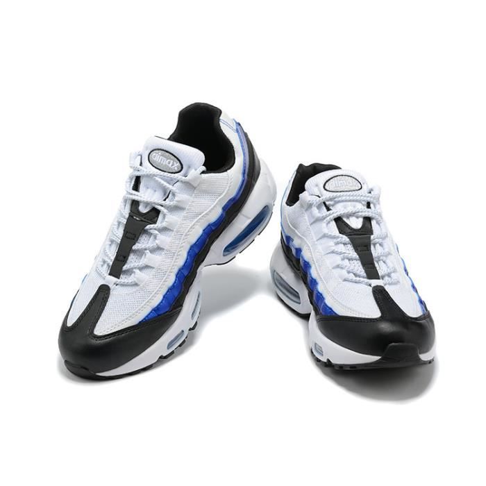Baskets Nike Air Max 95 Homme Chaussures de Entrainment Bleu Blanc