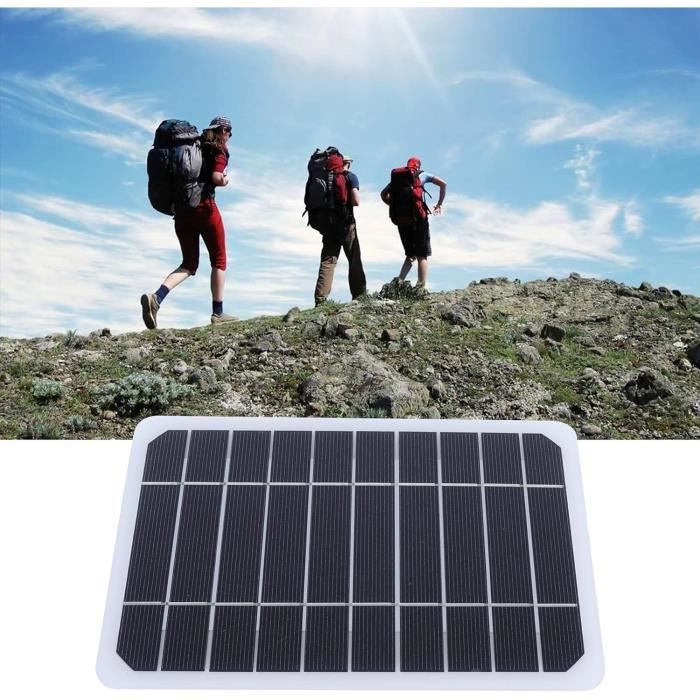 Panneau Solaire 5V 5W USB – Chargeur Portable Externe Rapide – MAVURA