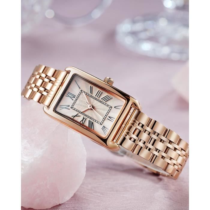 Montres shop rectangulaires femme