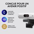 Webcam - Full HD 1080p - Logitech - Brio 500 - Avec exposition auto - Blanc-4