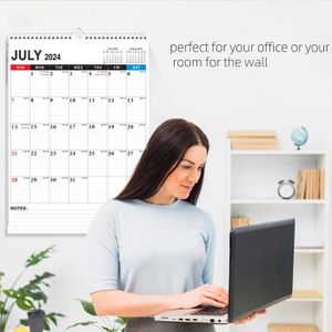 Calendrier Mural Stitch 2026 – Format A3 – Illustrations Mensuelles – Avec Crochet Pour Accrocher