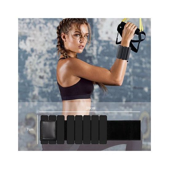 Bracelet à perles noires, musculation et haltère, modèle Sulek