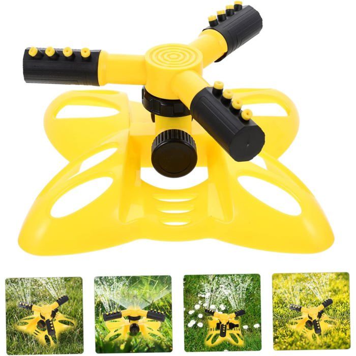 Fusée Arroseur 360° Pour Enfants – Jeu D'Eau Extérieur Avec Raccord Tuyau, Décorations DIY – Été Jardin