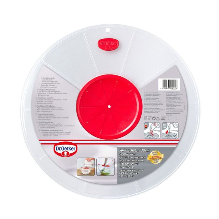 Couvercle Anti-Éclaboussures Dr.Oetker 30cm - Pour Mixeur Et Batteur