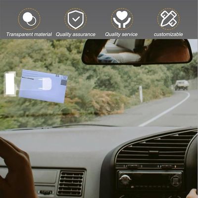 10 Pochettes Adhésives Transparentes Pour Pare-brise - Porte-tickets De Parking, Permis, Cartes Handicap
