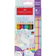 Crayons de couleur - Couleurs magiques - Licorne - Faber-Castell - Grip-0