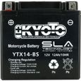 Batterie SLA Kyoto pour Moto Aprilia 1000 ETV caponord 2001 à  2007 YTX14-BS / 12V 12Ah-0